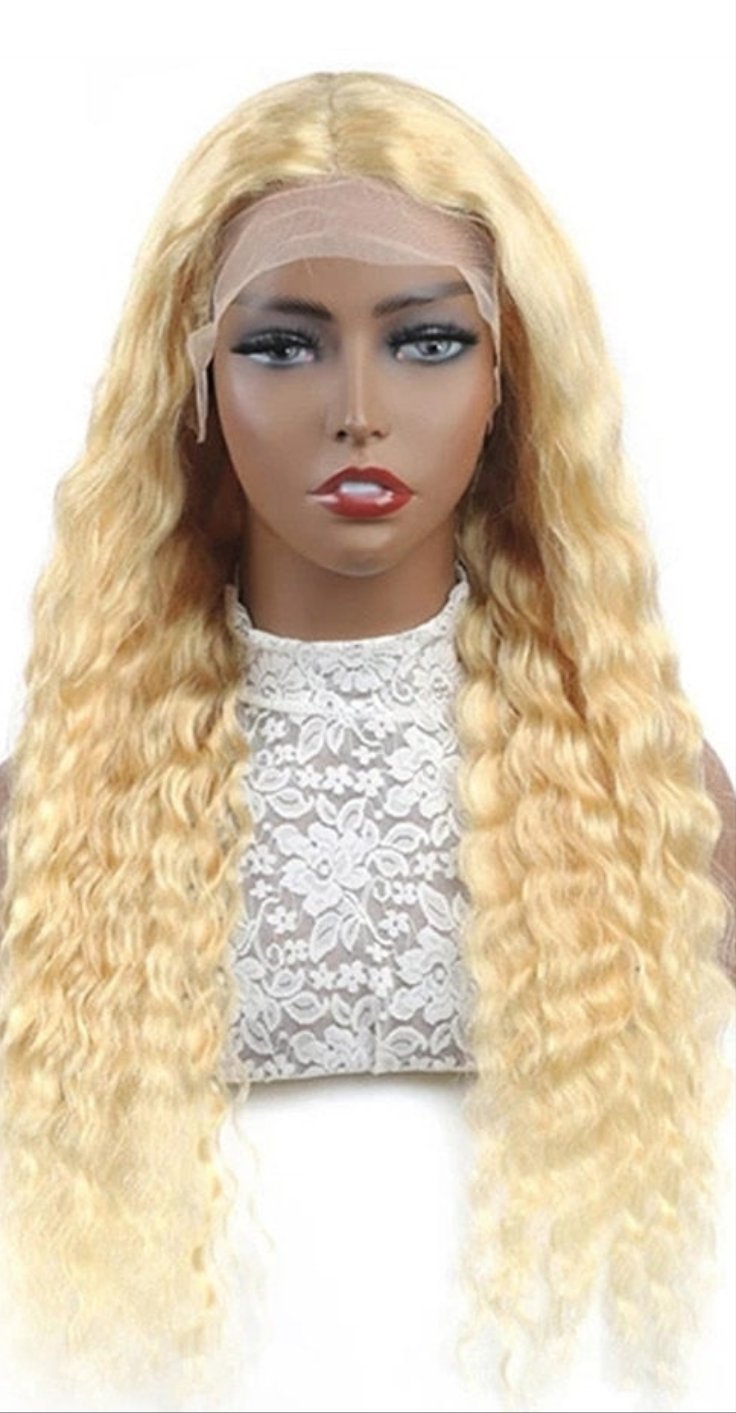 13x4 Deep Wave Human Hair Wigs ( 613)